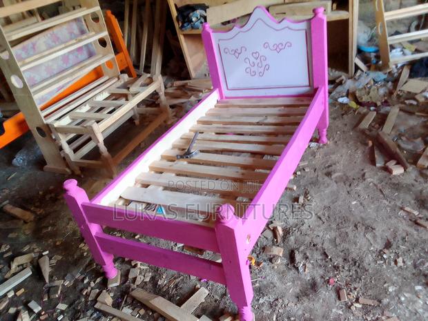 Pink Colour Bed