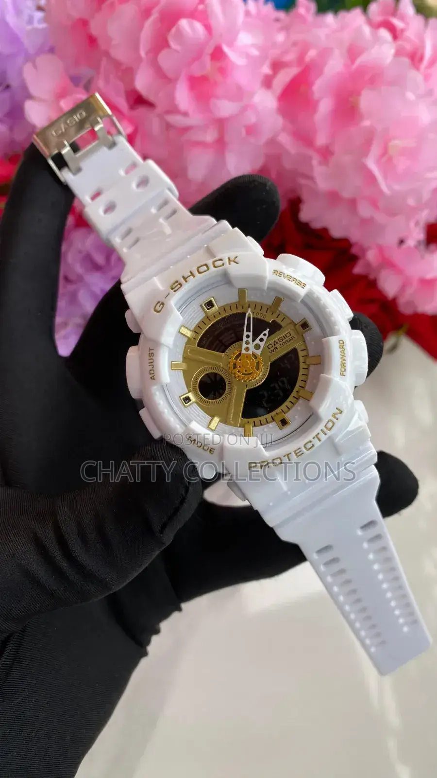 Unisex White Waterproof G-Shock Casio Watch