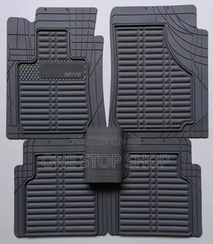 5pc Black Car Interior 3d Dirt Collector Mats