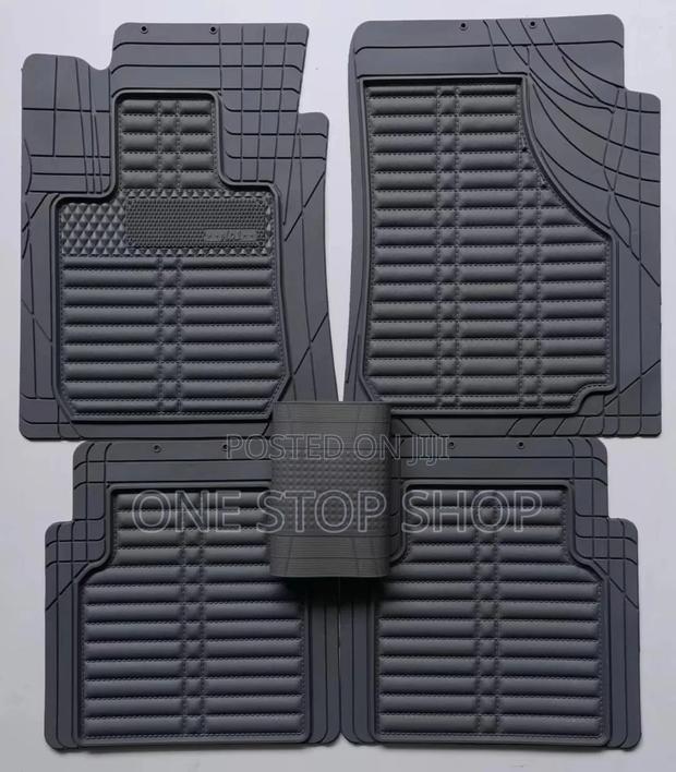 5pc Black Car Interior 3d Dirt Collector Mats