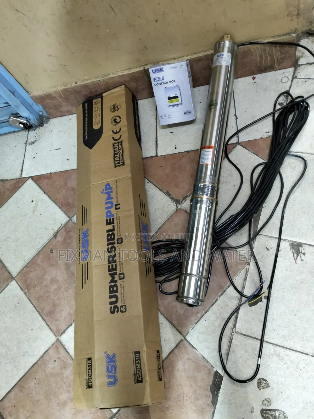 High Pressure Usk Water Pump 1100watts 1.5 Hp 119 M Head