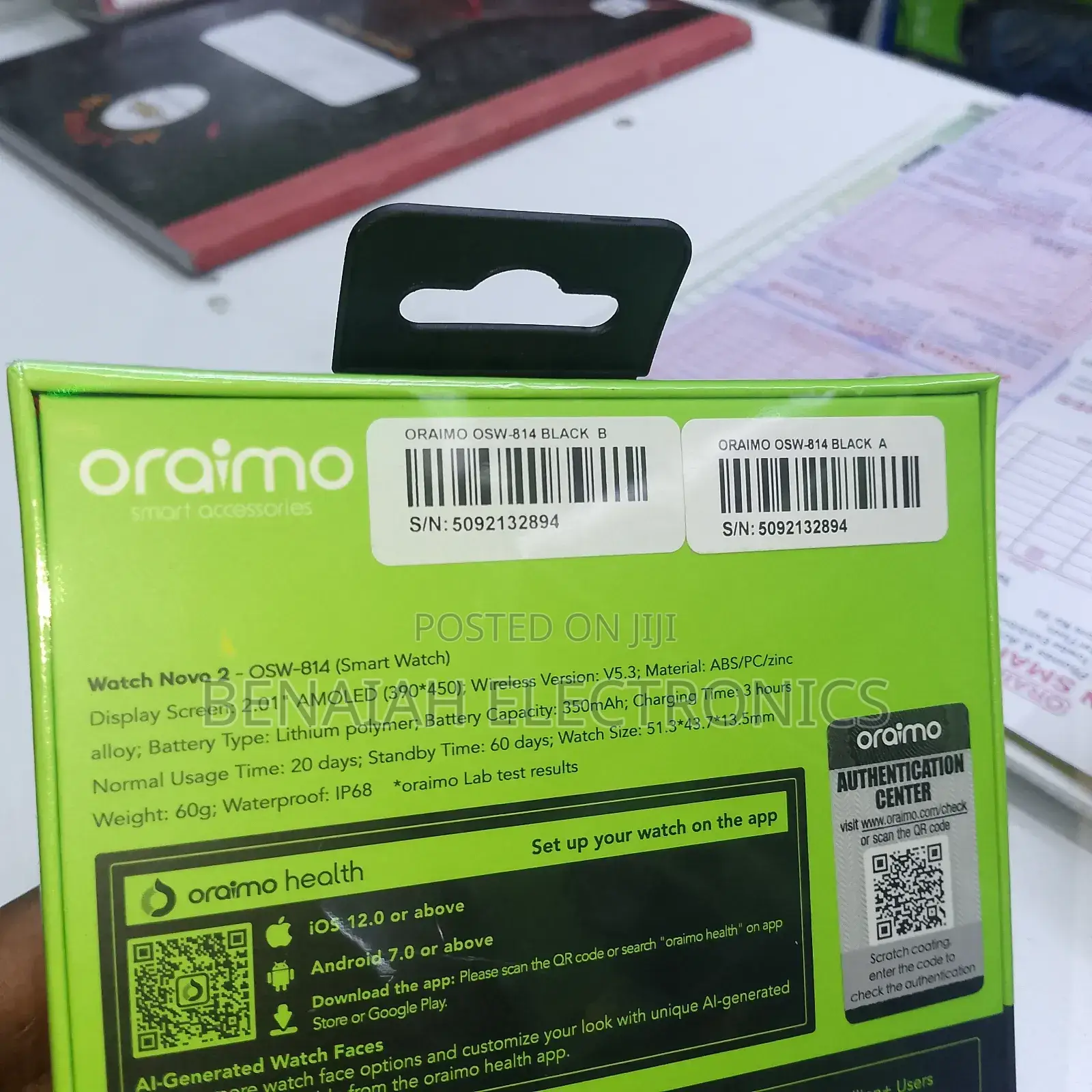 Smart Watch Oraimo Executive Smart Watch Nova 2