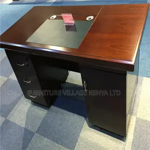 1.2m Mahogany Executive Computer Desk With Drawers