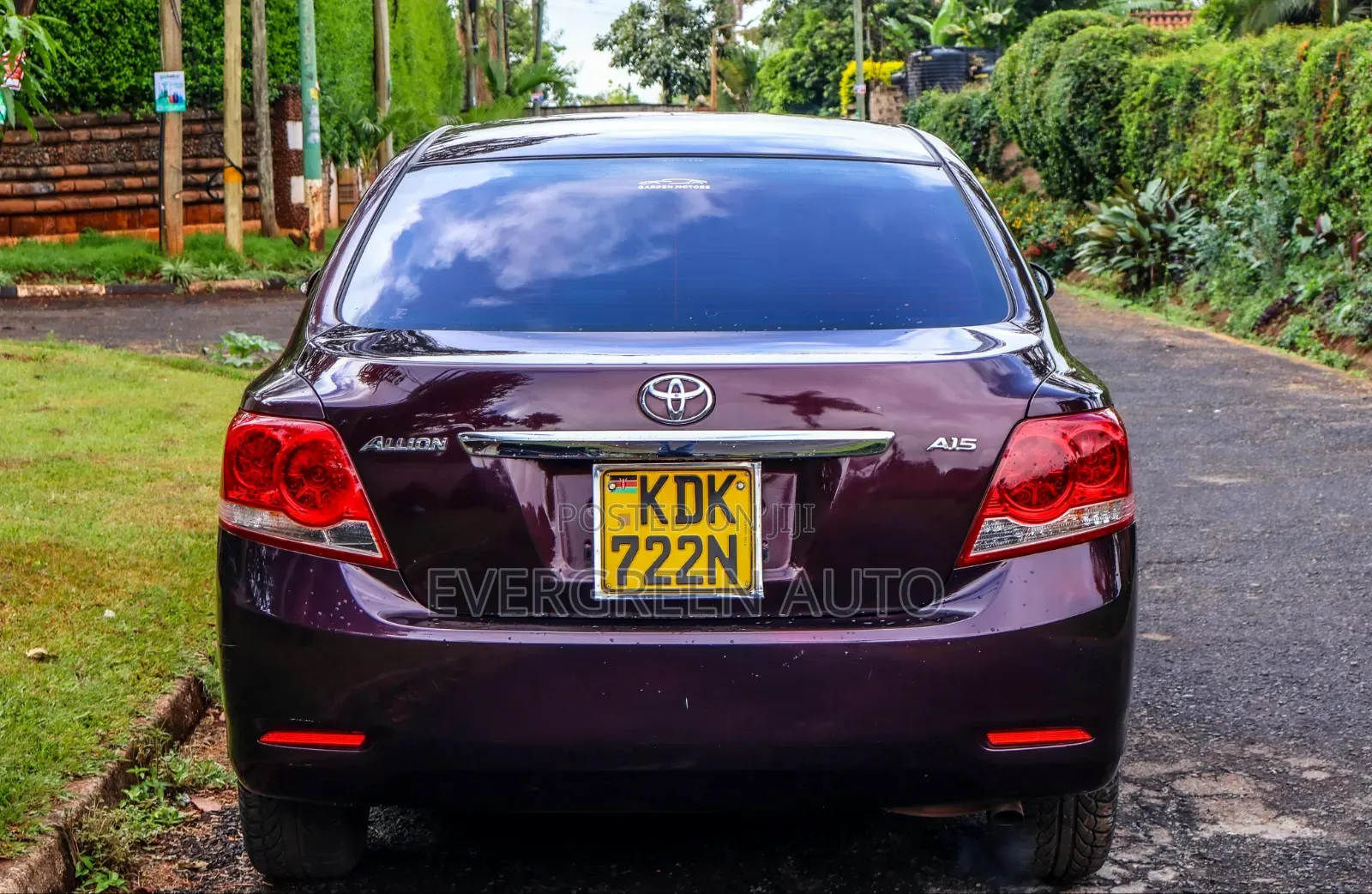 Toyota Allion 2015 Maroon