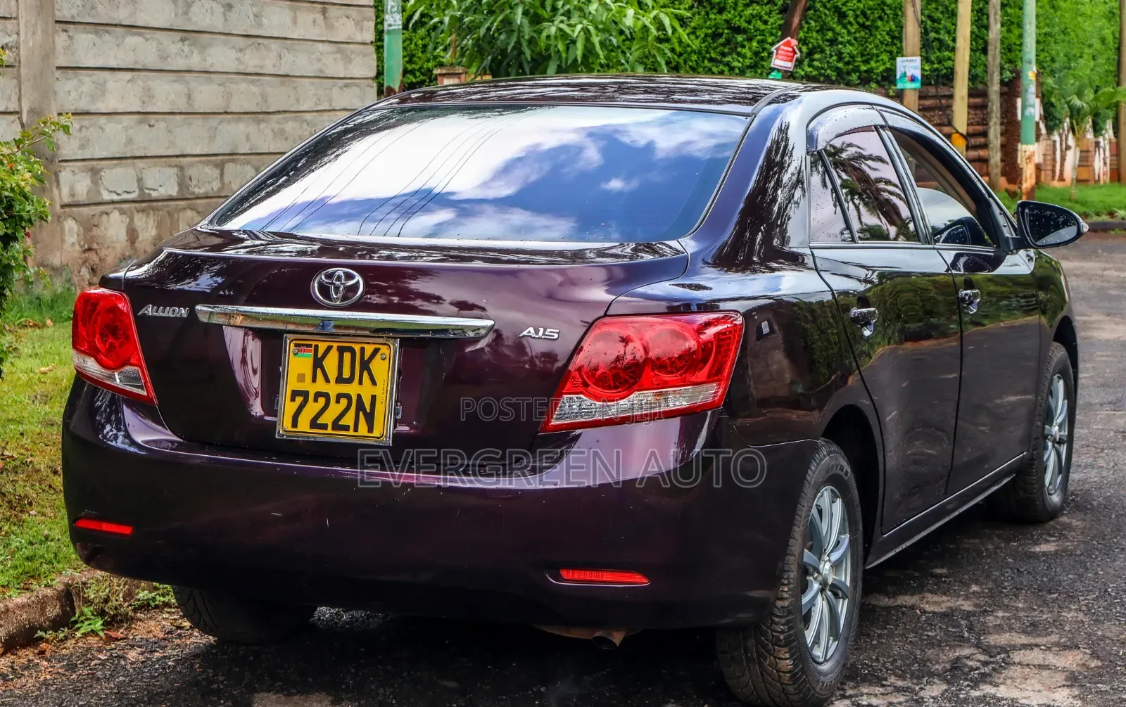 Toyota Allion 2015 Maroon