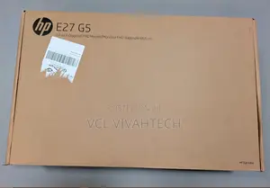 Hp E27 G5 27" FHD Monitor, Height/Tilt/Swivel/Pivot Adjustable,