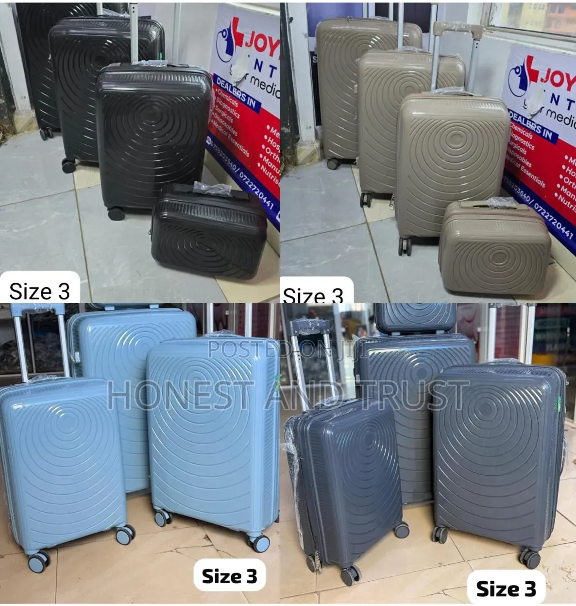 4 in 1 Rubber Suitcase