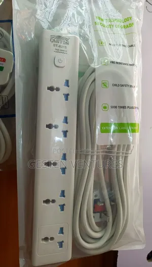 Caston 5 Way Extension Cable With 10mtrs Cable