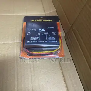 Car Power Converter 24v to 12v 5a – Compact Voltage Reducer