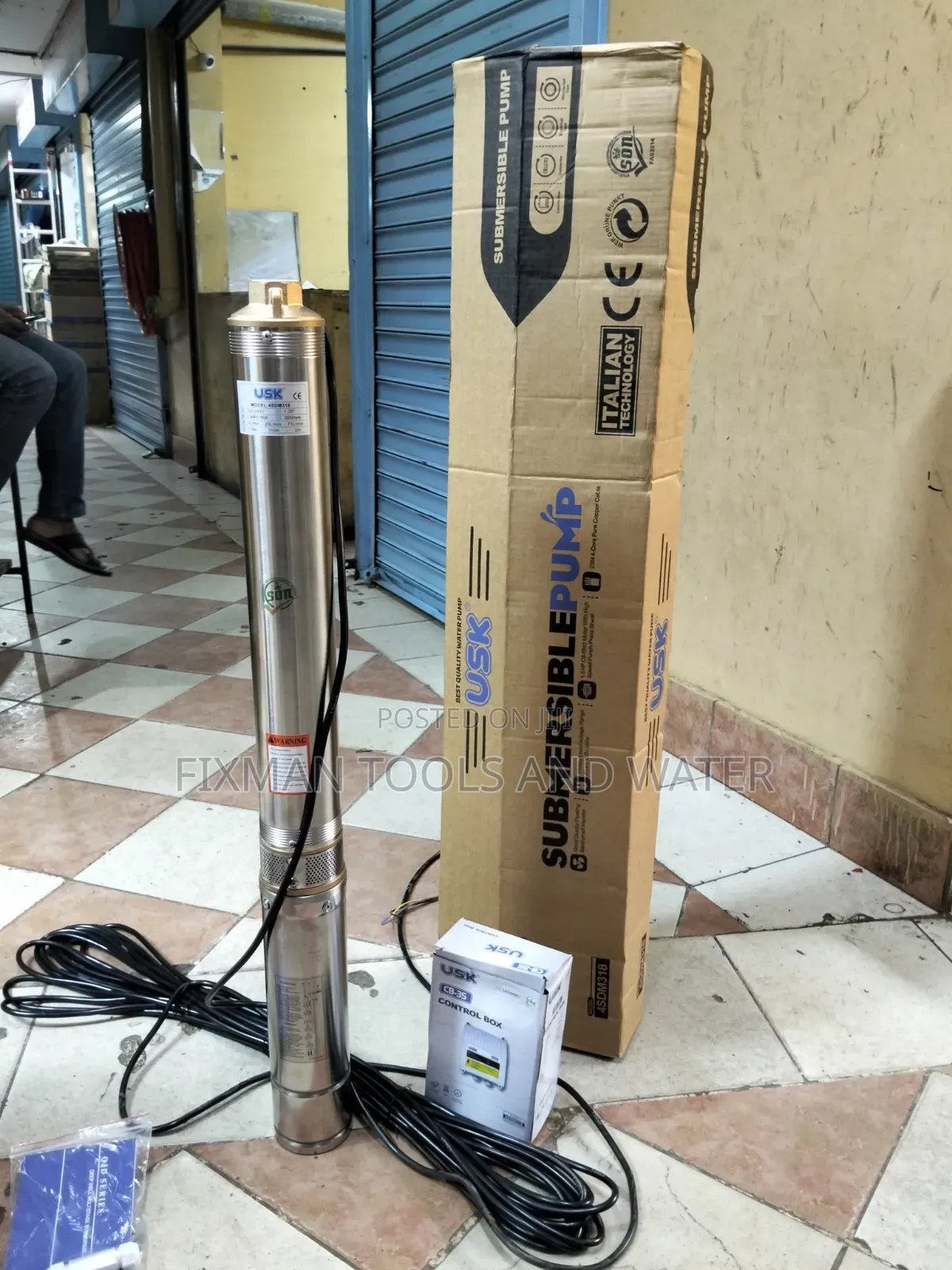 Submersible Water Pump 1.5 Hp and 119m Vertical Head 900m Flat Ground