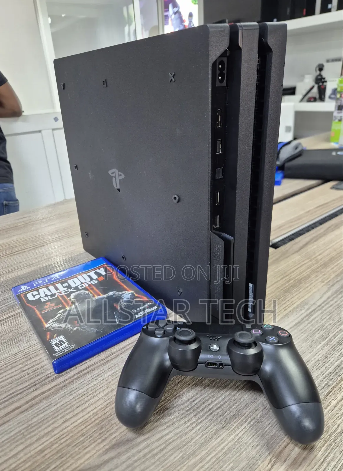 Sony Playstation 4 Pro Console With One Pad and One Game Call of Duty.