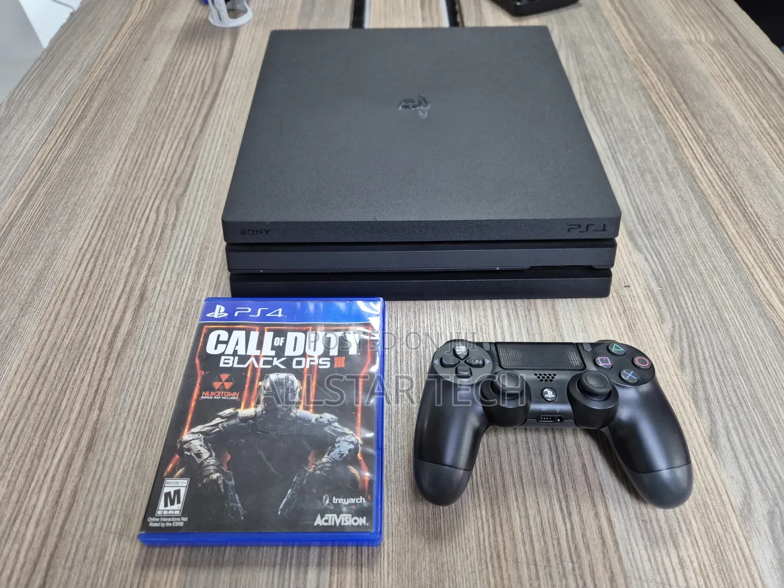Sony Playstation 4 Pro Console With One Pad and One Game Call of Duty.
