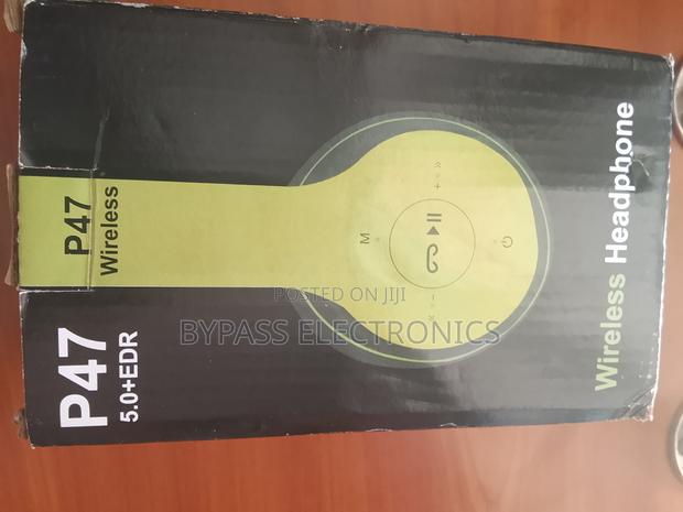 A Black Wireless Headphones