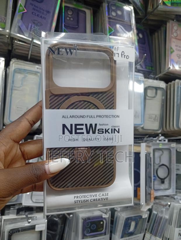 "New Skin" Brand Protective Case Designed to Fit the iPhone 17 Pro.