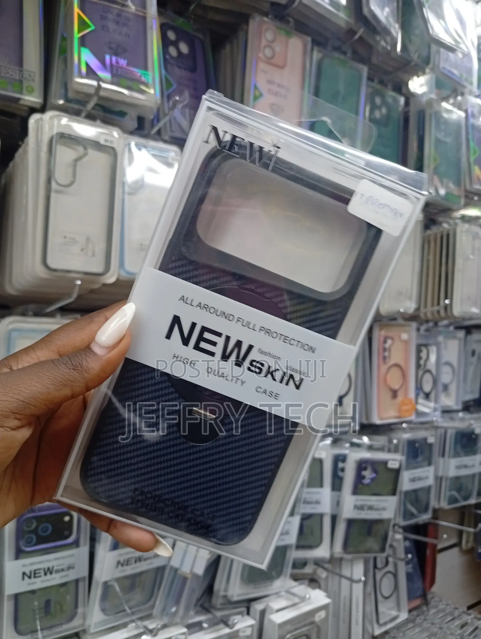 Newskin Branded Phone Case Designed for the iPhone 17 Pro Max.