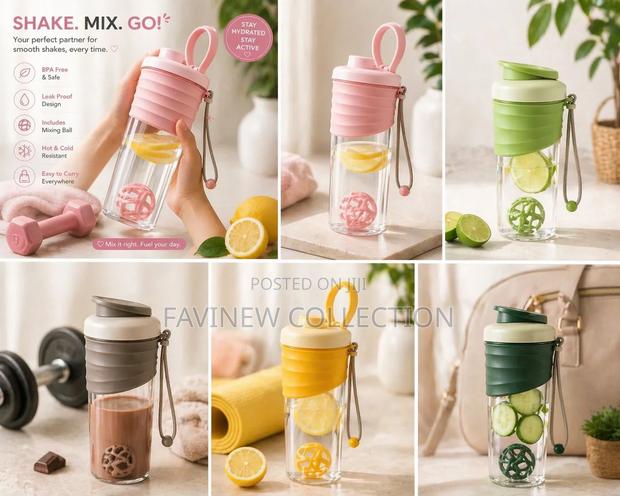 Stay Hydrated in Style With These Sleek Shaker Bottles