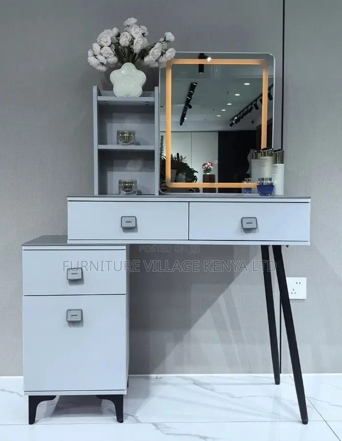 Modern Imported Vanity Make Up Table With Light