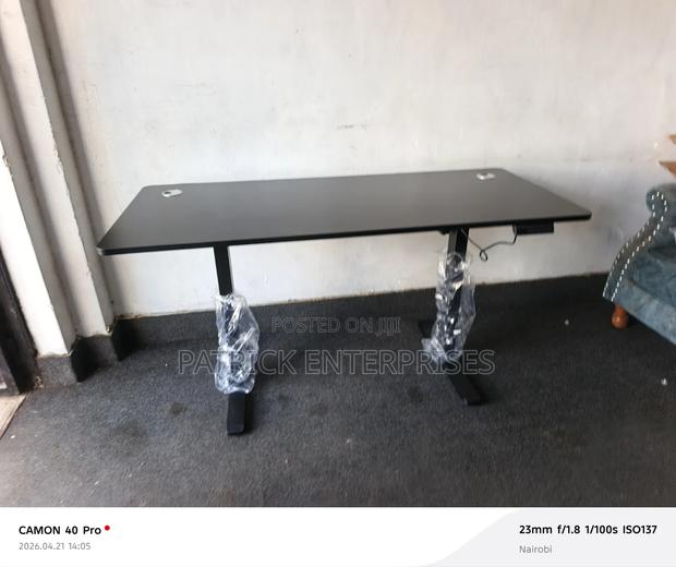 Modern Adjustable Motorists Electric Computer/ Study Desk Black - thumbnail 2