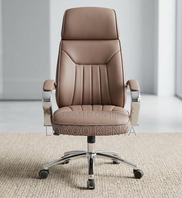 Office Chair; Adjustable Executive Ceo's Leather Office Chair