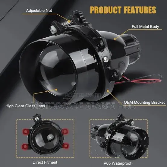 Quality Fog Light Projector Suitable for Both Rainy and Sunny Season
