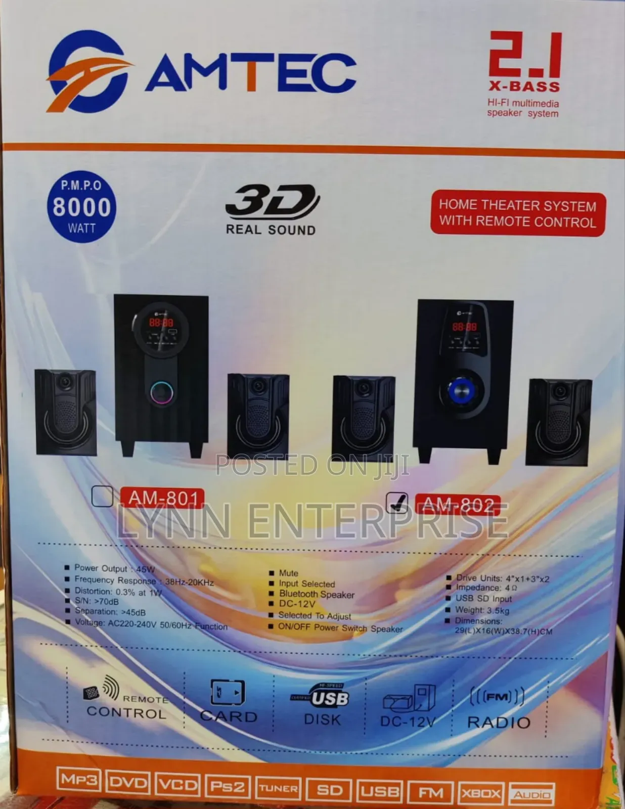 *Amtec Woofer 2.1 Am801/802/803/804/805