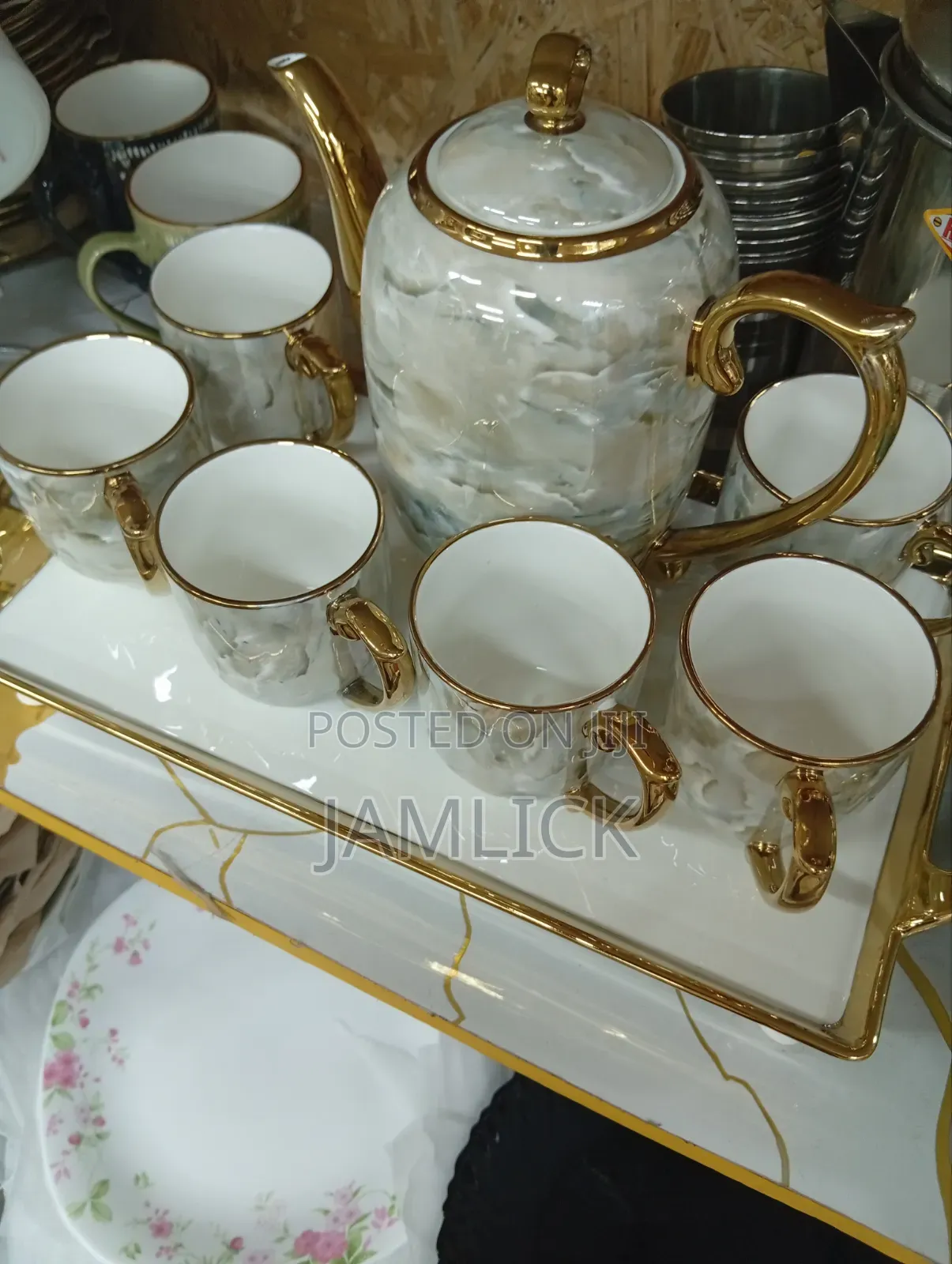 Unique Ceramic Tea Set –Pt