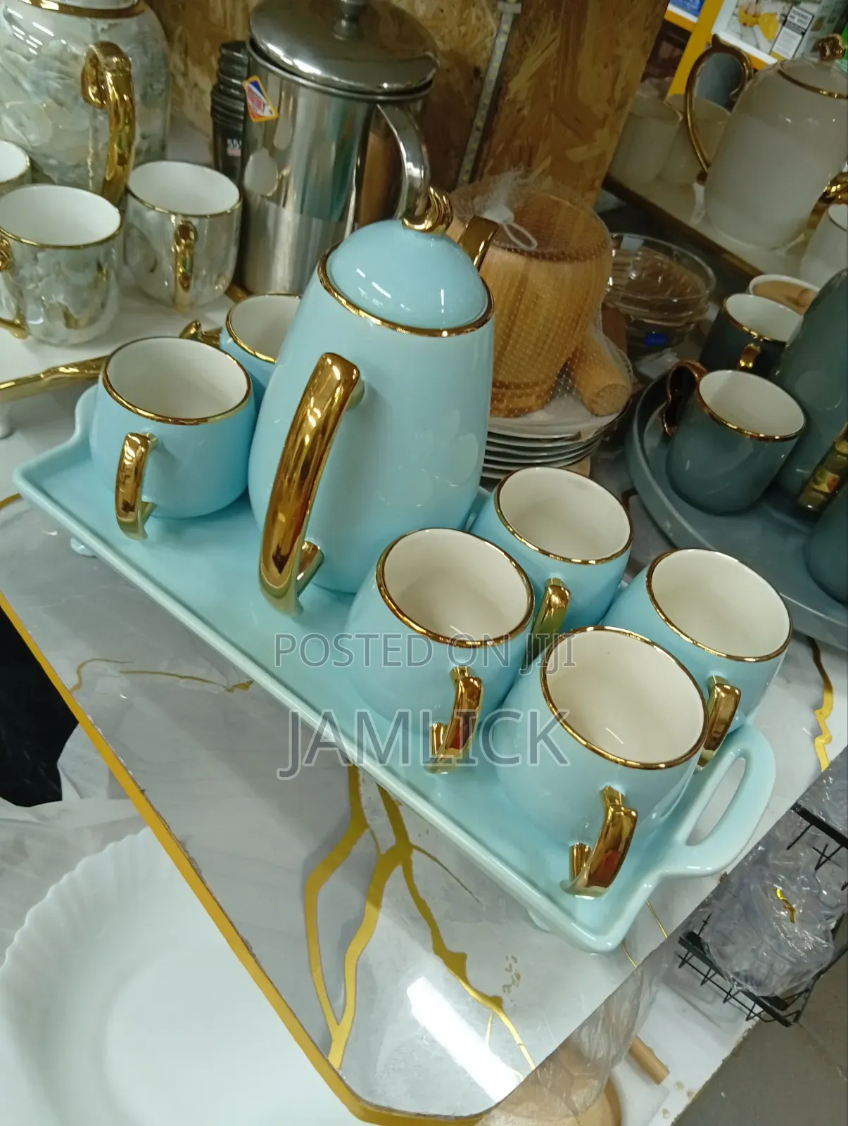 Unique Ceramic Tea Set –Pt