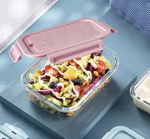 Glass Meal Prep / Lunch Box Set (3 Pcs)
