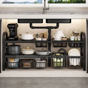 Maximize Your Space With This Expandable Under-Sink Organizer