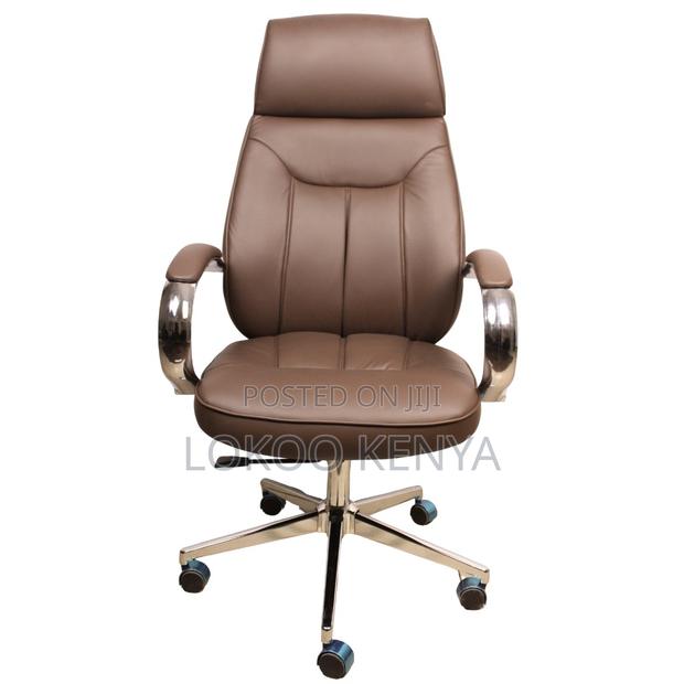Office Chair; Adjustable Executive Ceo's Leather Office Chair - thumbnail 6