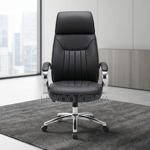 Office Chair; Adjustable Executive Ceo's Leather Office Chair - thumbnail 7