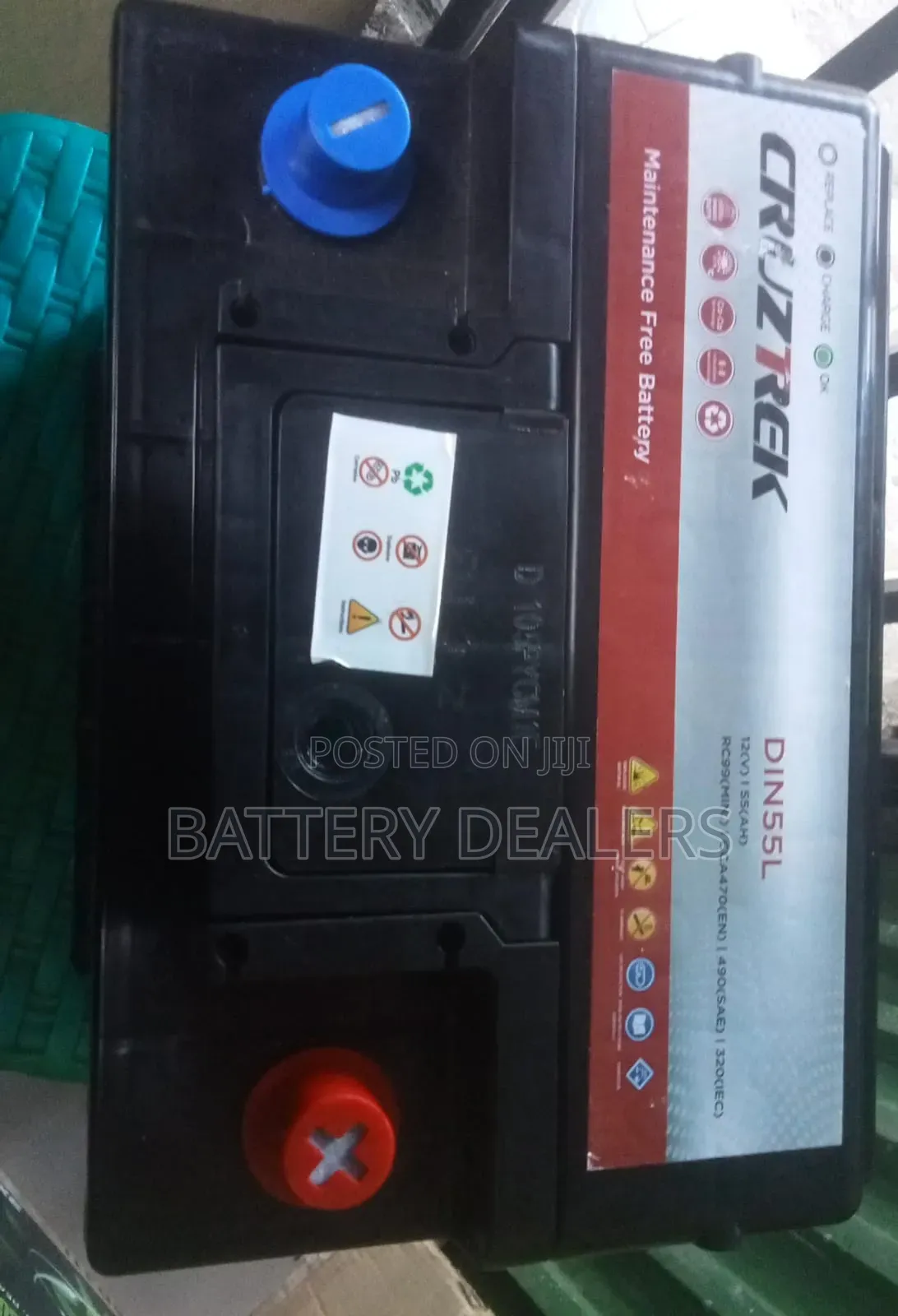 Cruztrek Car Battery Din 55