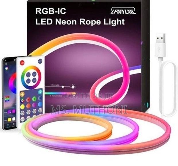 Rgb-ic Led Neon Snake Light, A Flexible Decorative Lighting Solution.