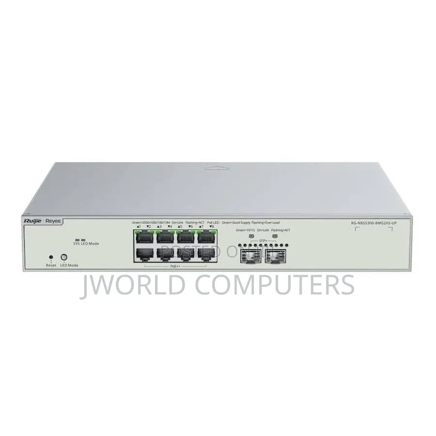 S110-8p2st (8*Base-T Ports, Poe