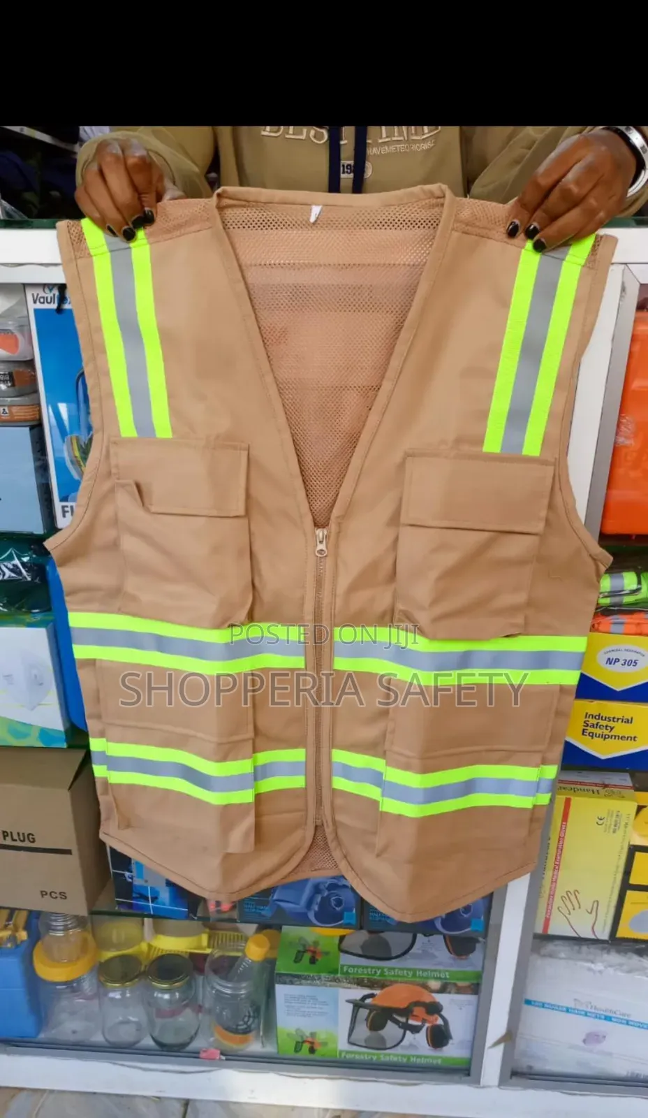 Cotton Reflector Vest Without Net