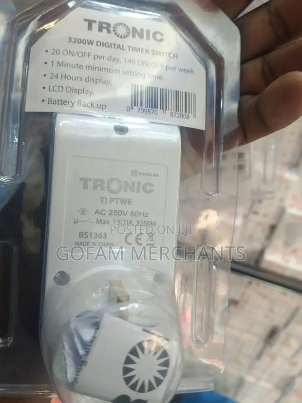 Tronic Digital Timer Socket 3200 Watts - thumbnail 3