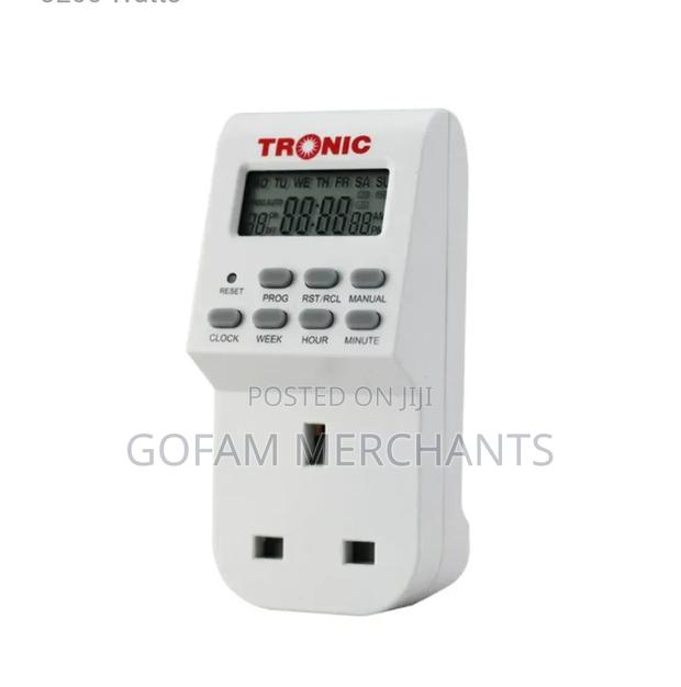Tronic Digital Timer Socket 3200 Watts