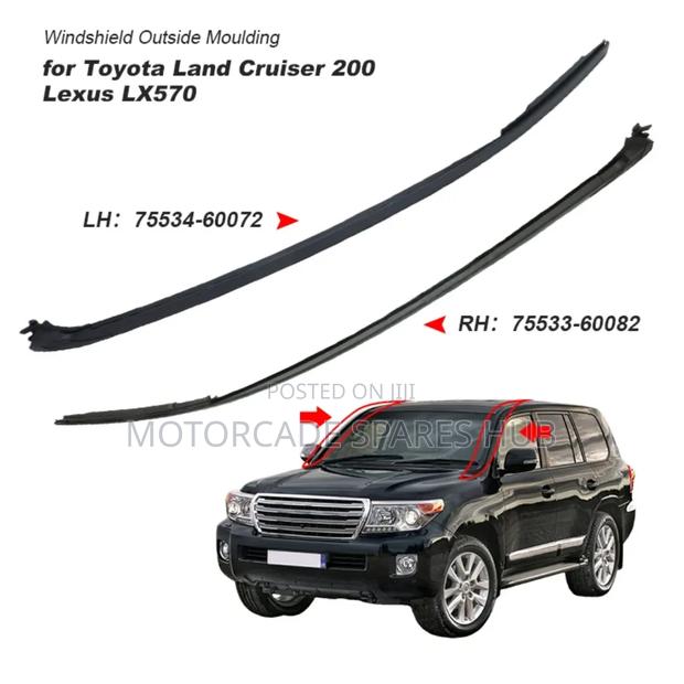 Toyota Landcruiser 200 Series Windscreen Mouldings Set