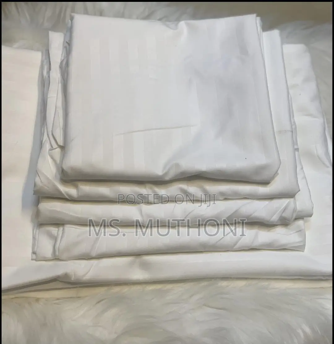 6 Pc Set 7by8 Pure Cotton Bedsheets*