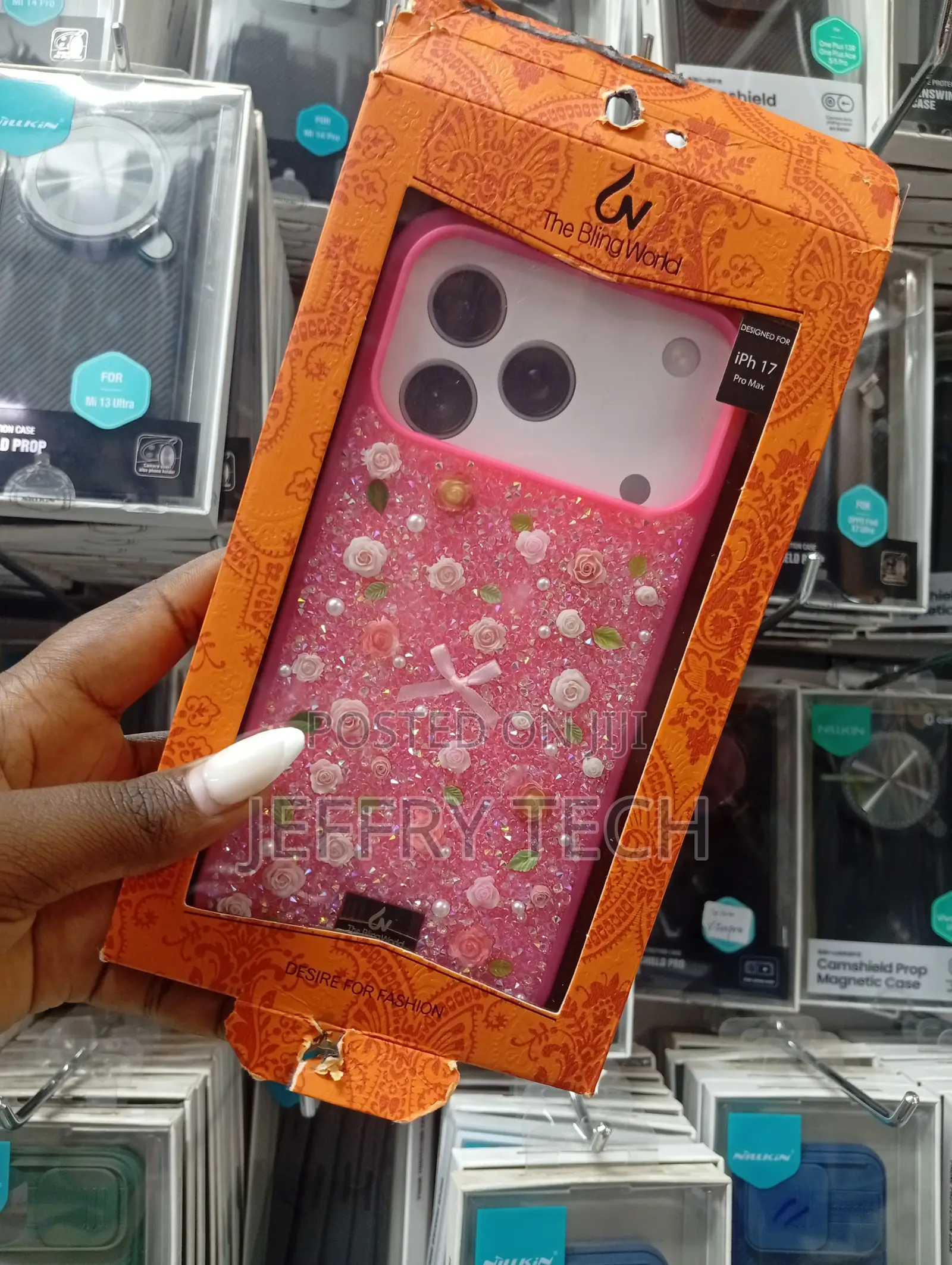 Luxury Phone Case Designed for the iPhone 17 Pro Max by the Brand