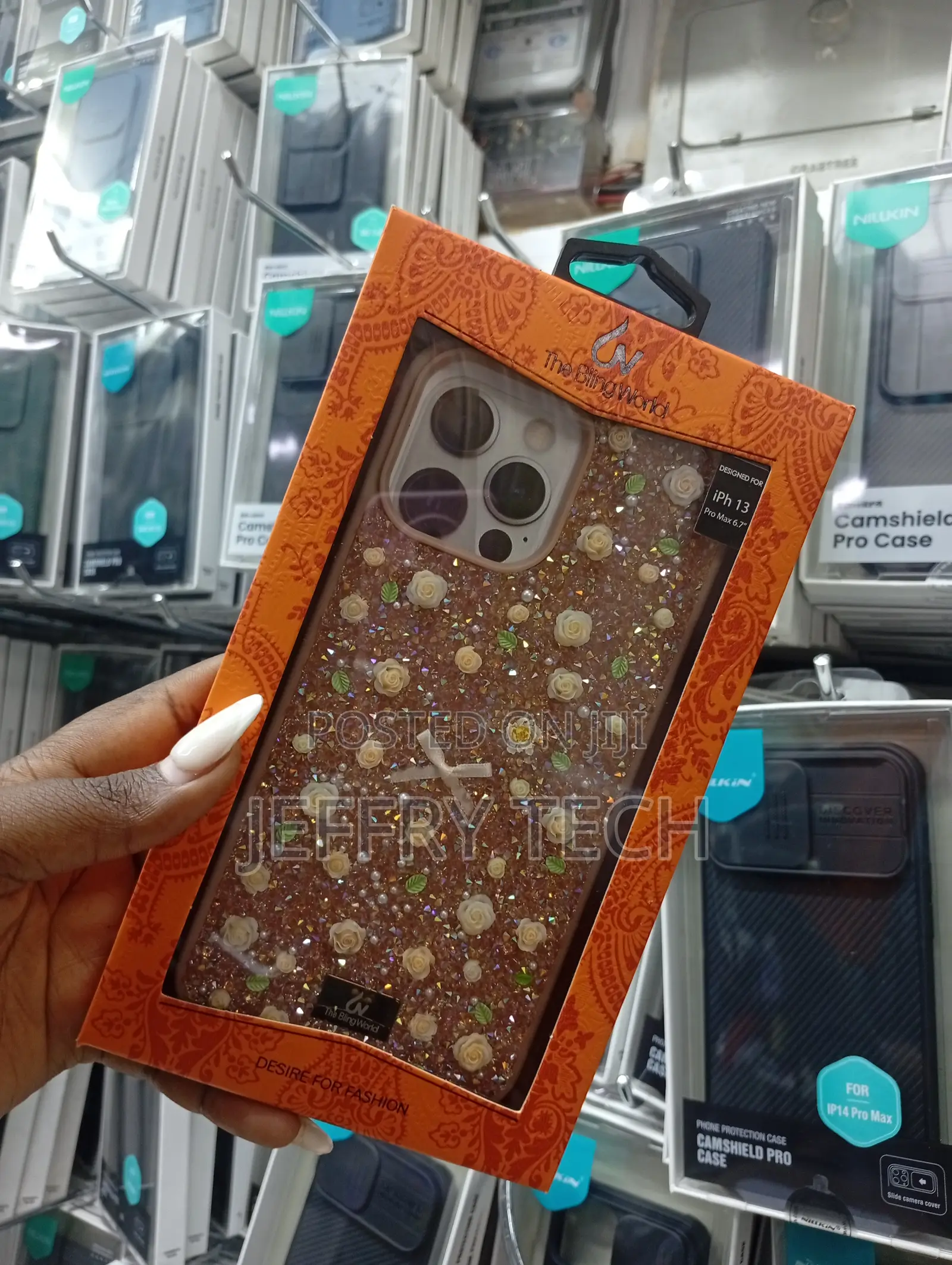 He Bling World Branded Phone Case Designed for the iPhone 13 Pro Max