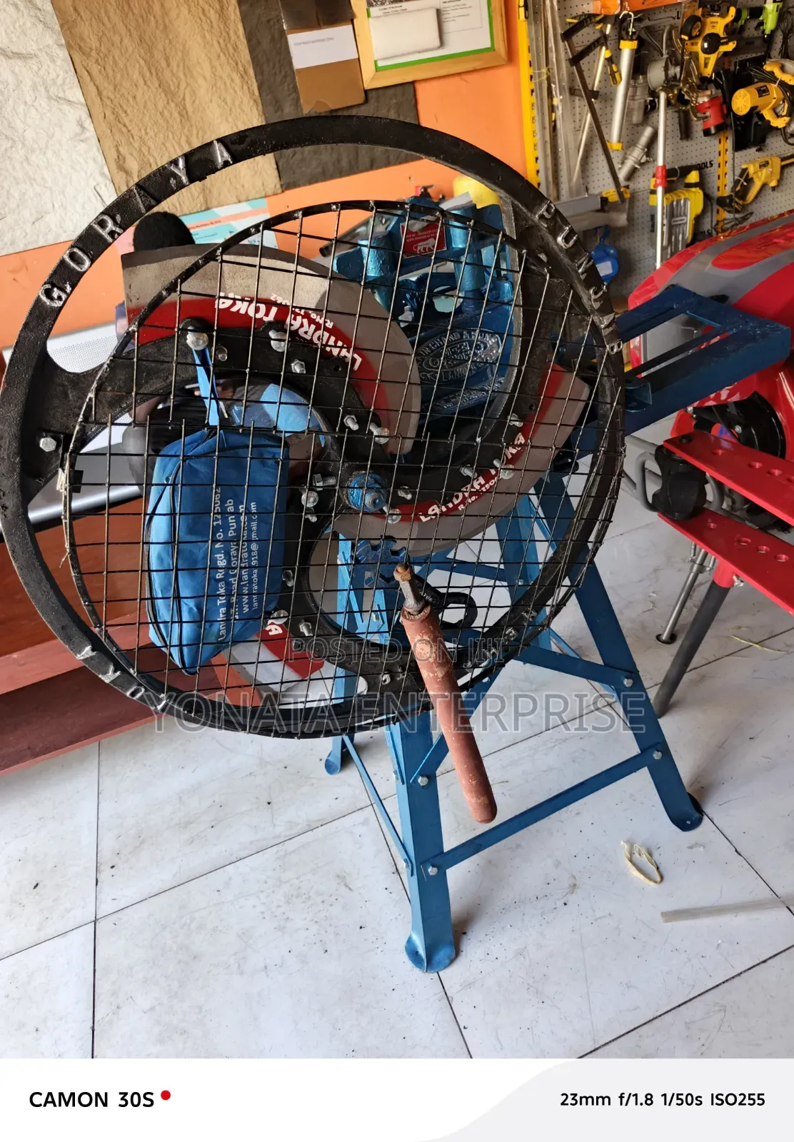 Petrol Driven 3 Blades Animal Feed Chaff Cutter Available