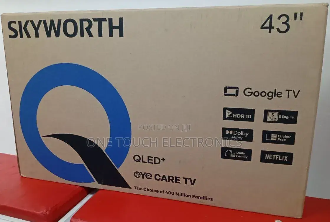 Skyworth 43 Inch FHD Qled Tv – Smart Features, Model 43q6500h