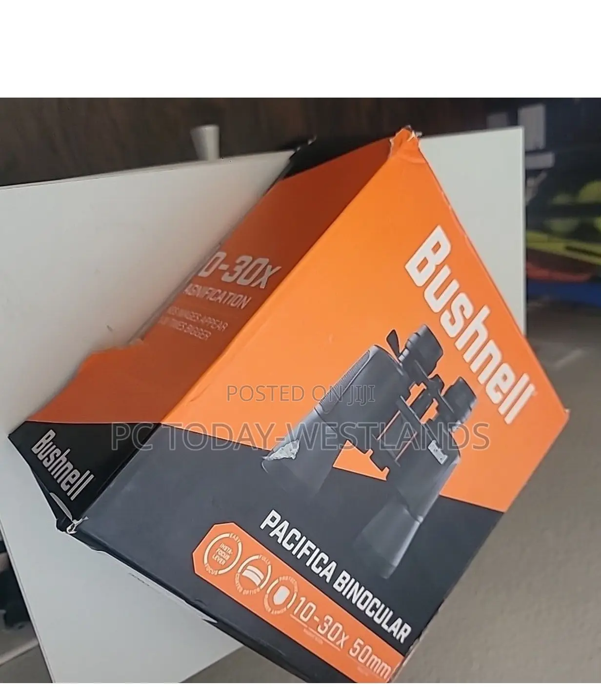 Bushnell - Pacifica - 10-30x50 - Black - Porro Prism - Zoom Binocular