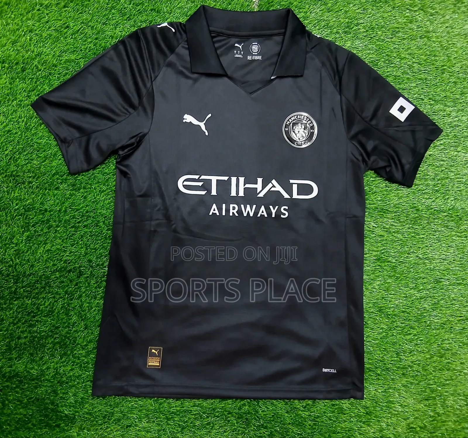 Black Away Manchester City Jersey 25/26