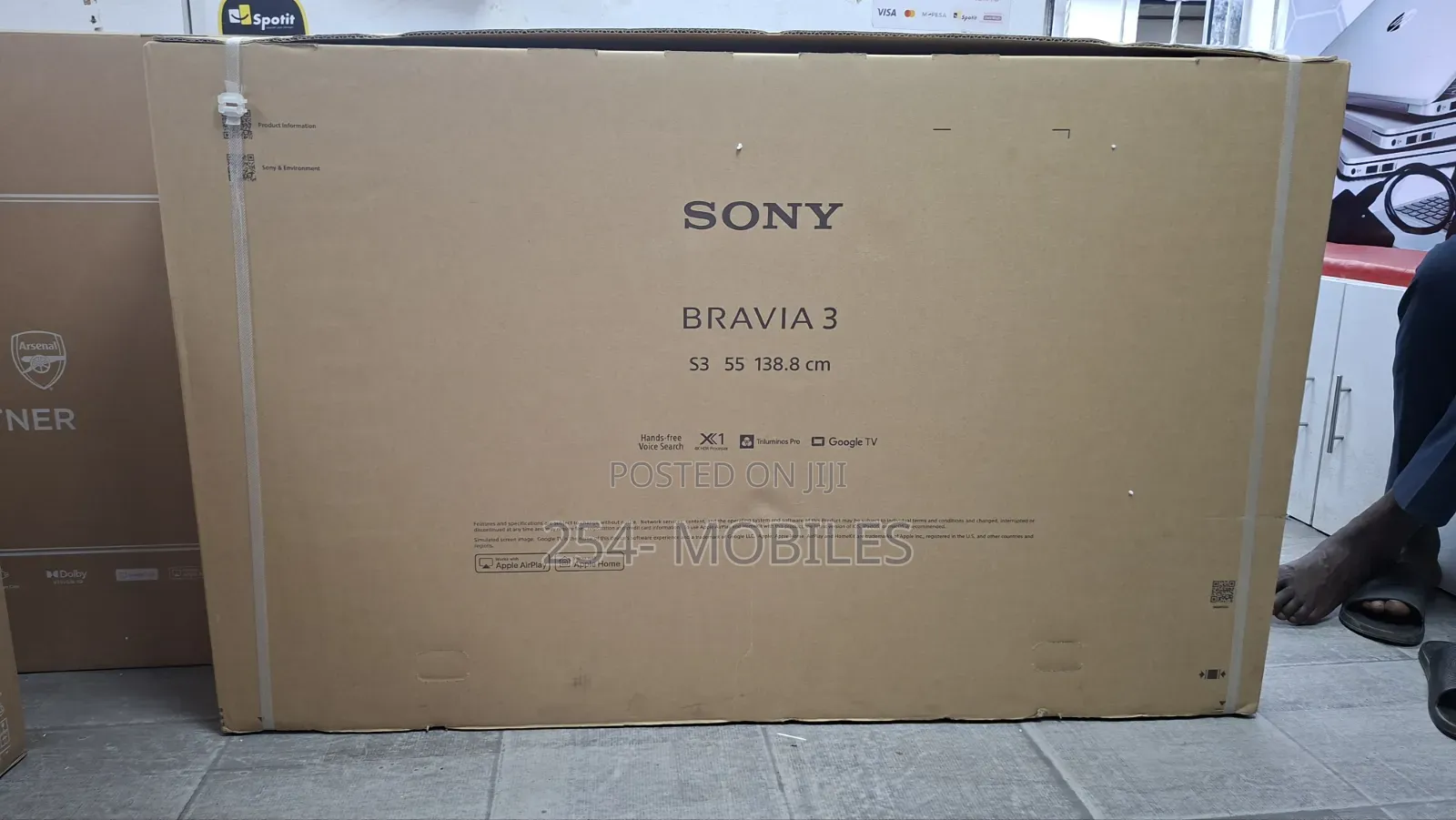 Sony 55-Inch 55s30 Bravia 3 Google Tv