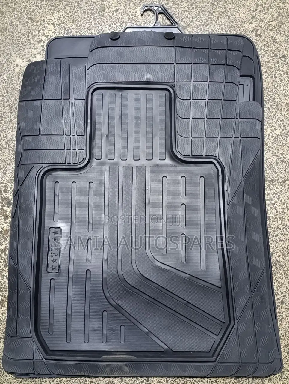 Car Floor Mat Tp/Vip Set -Black