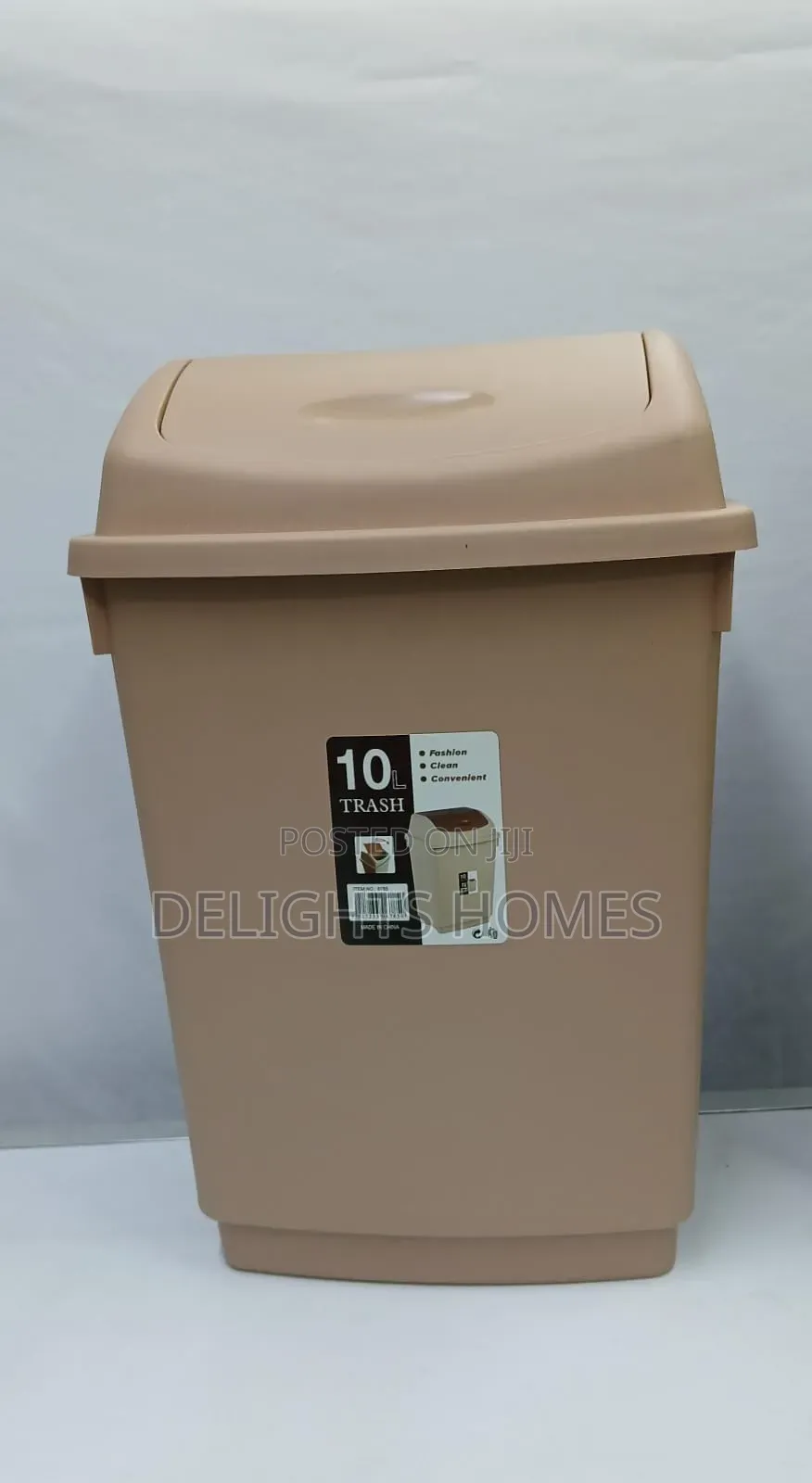 10l Plastic Trash Bin-Elk