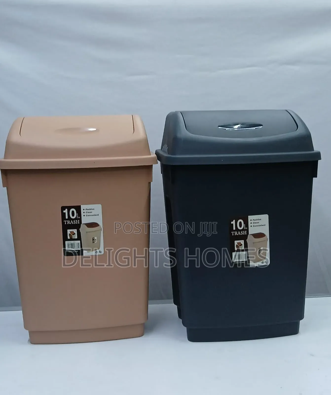 10l Plastic Trash Bin-Elk