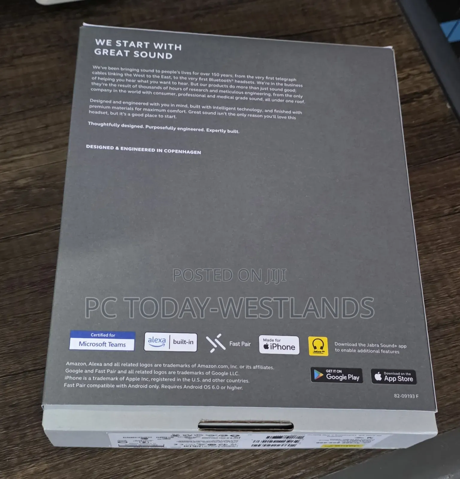 Jabra Evolve2 75 Usb-a Wireless Headset Uc Link 380a 27599-989-999